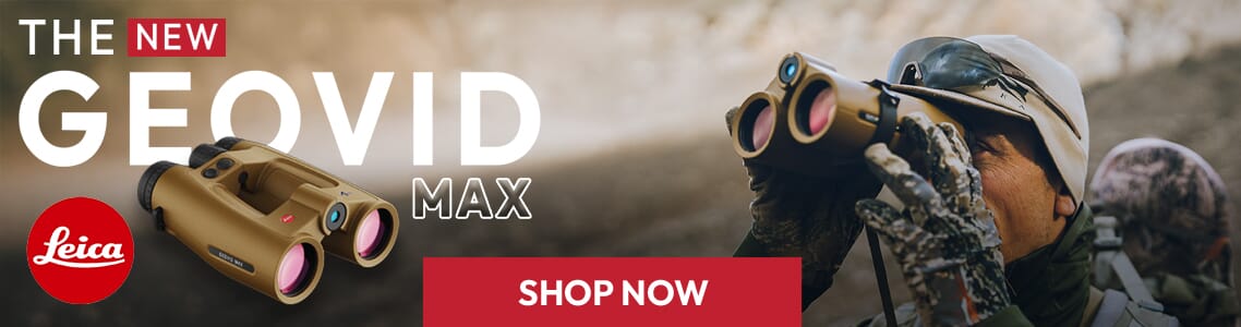 Shop the new Leica GEOVID MAX Rangefinding Binoculars now!