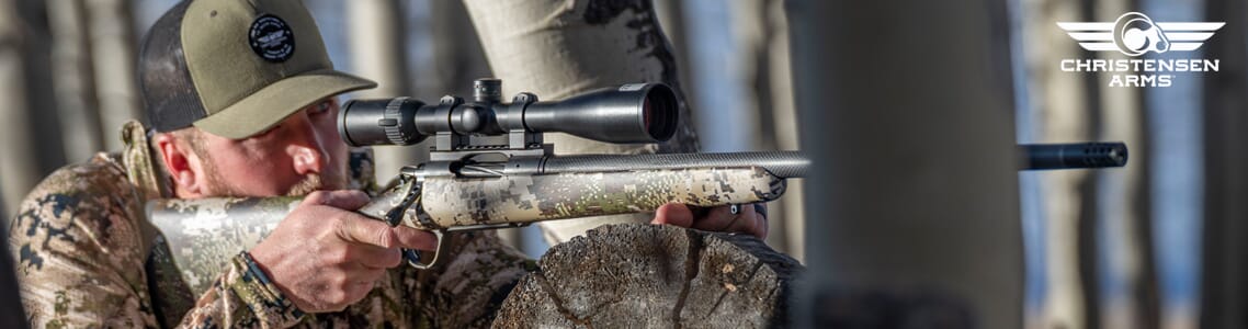 Christensen Arms Rifles with Sitka Camouflage