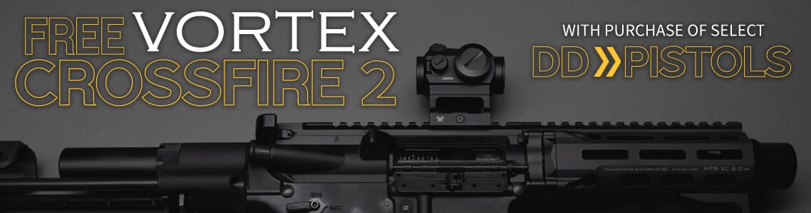 Free Vortex Crossfire Red Dot Sight with purchase