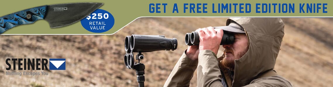 Free Knife with Select Steiner Binoculars! - EuroOptic