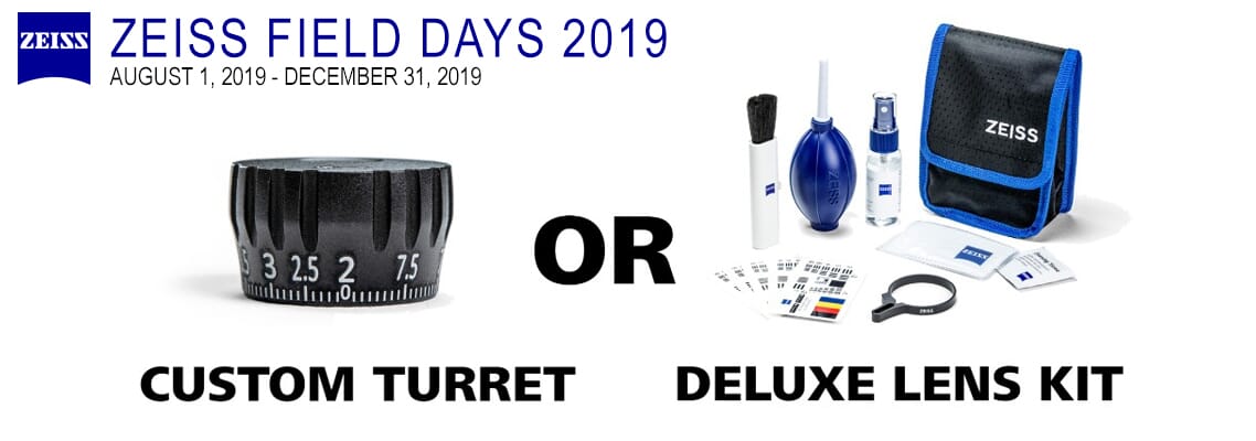 Zeiss V4 or V6 Free Gift Rebate - Zeiss Field Days