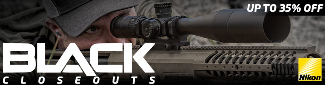 Nikon BLACK Riflescope Closeouts!