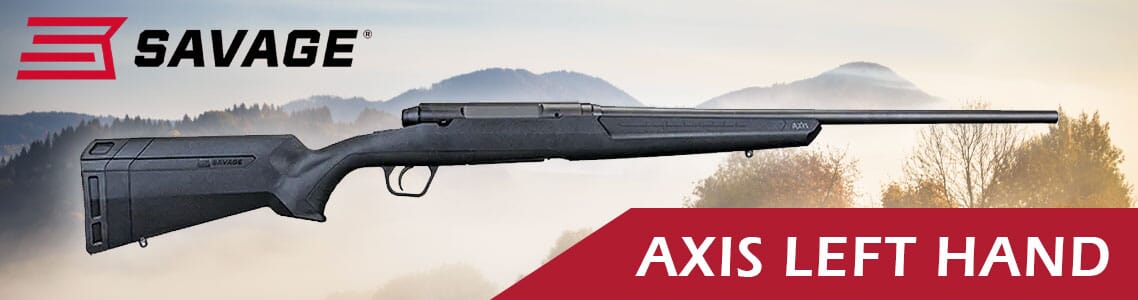 Savage Arms Axis Left Hand Rifles