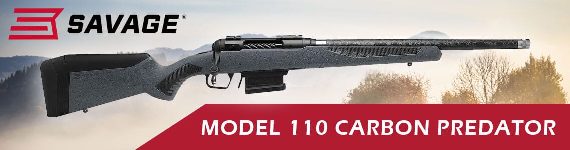 Model 110 Carbon Predator Rifles