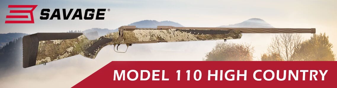 Model 110 High Country Rifles