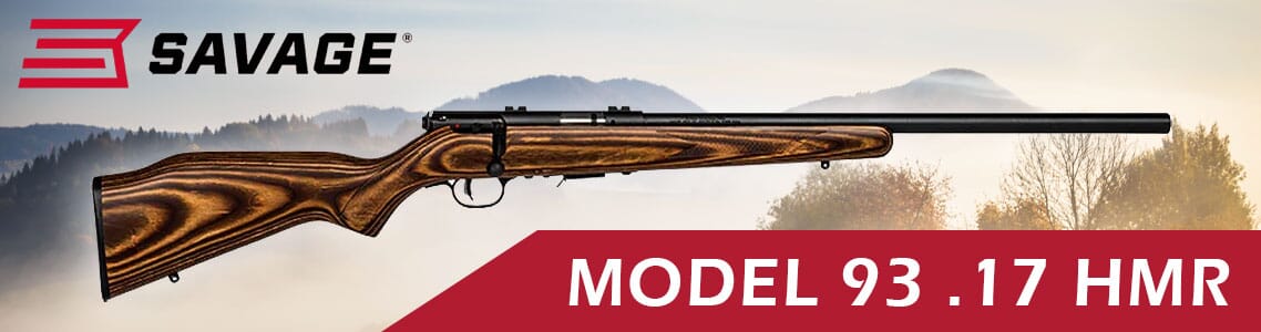 Savage Arms Model 93 .17 HMR Rifles