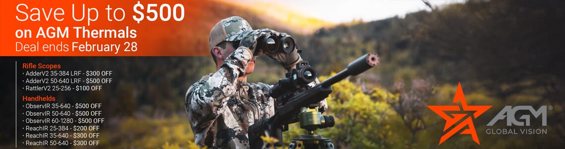 Save up to $500 on AGM Thermals | Deal Ends Feb. 28th