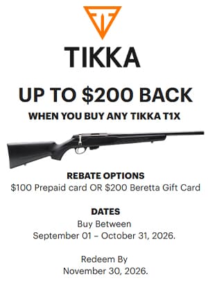 Tikka T1x Rebate 2026