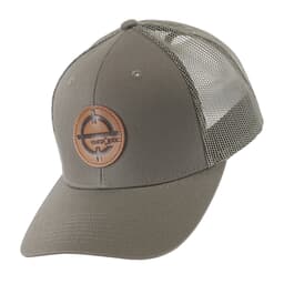 EuroOptic Olive Drab w/Leather Reticle Patch Mesh Back Hat 901-14-GRN