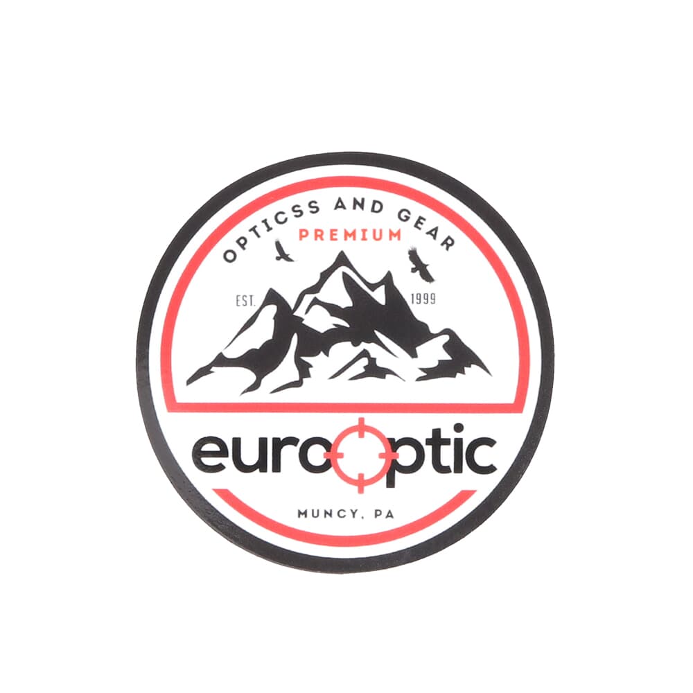 EuroOptic Mountains 2.5&quot; Circle Custom Decal DCD-MOUNTAINS