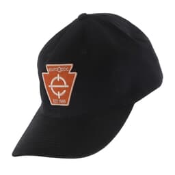 EuroOptic Keystone Brushed Twill Lo Profile Black Hat EO-HAT-KEYSTONE-TWILL-BLK