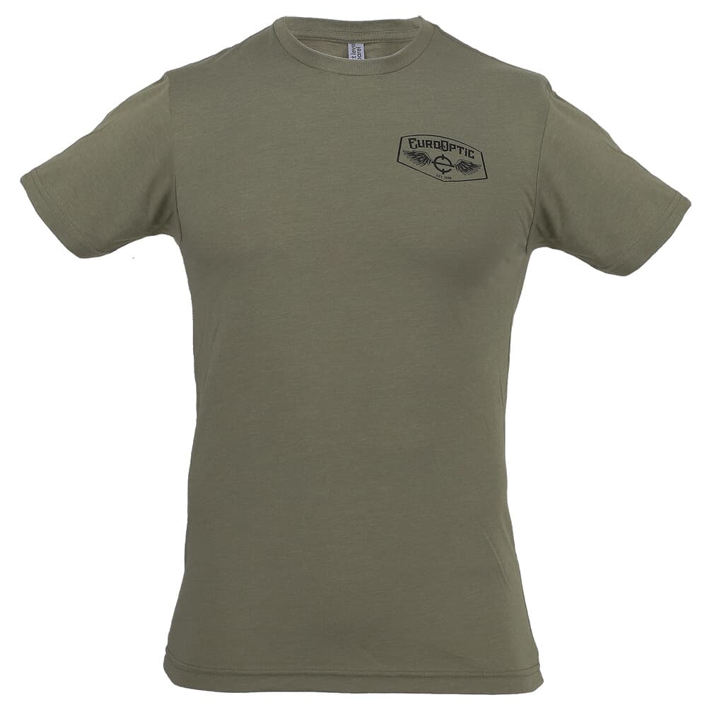 EuroOptic Wings Light Olive Tee Medium TEE-LTOLV-WINGS-M