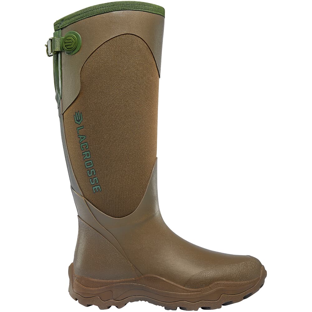 Lacrosse Women's Alpha Agility 15&quot; Neoprene Snake Boot Brn/Grn 302421