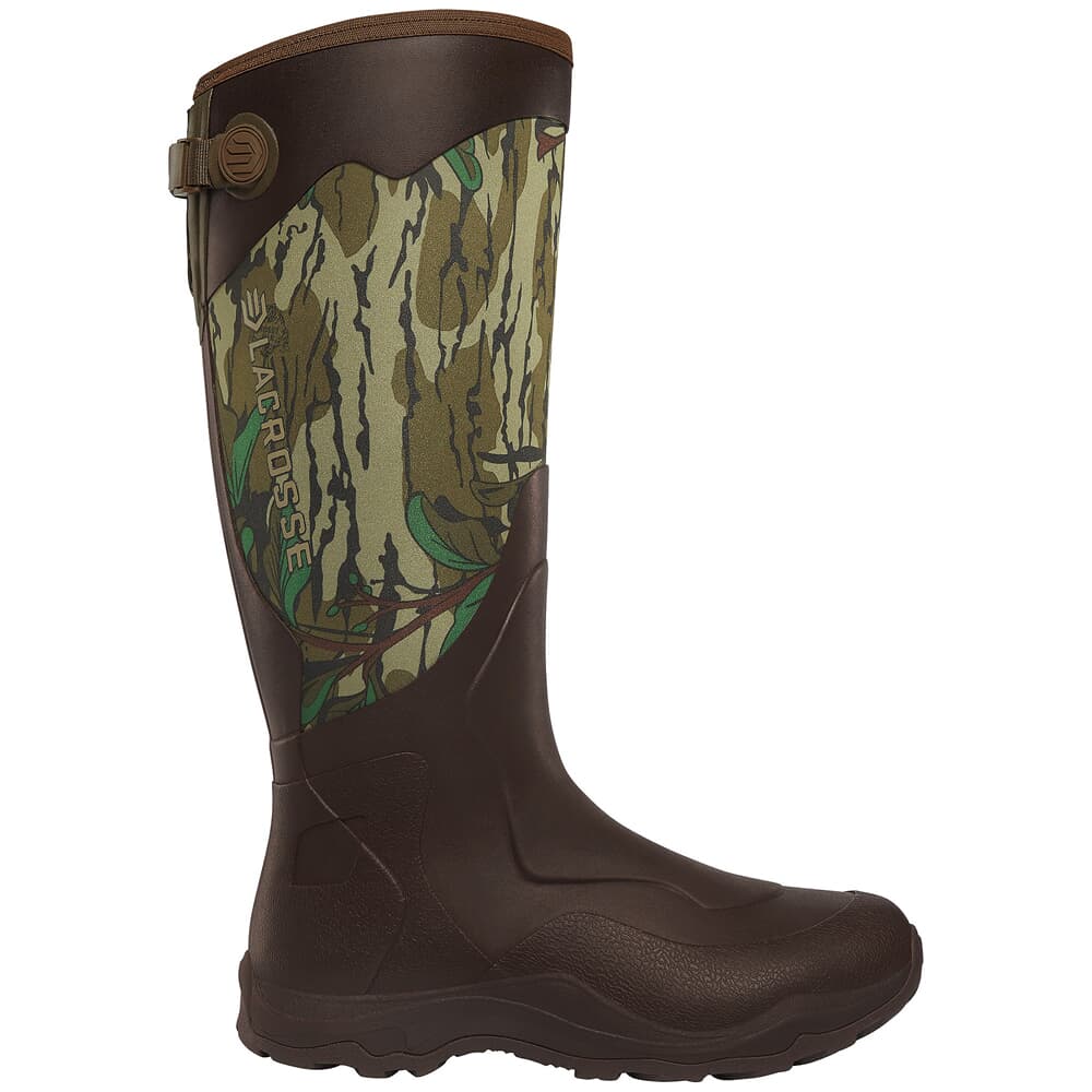 Lacrosse Alpha Agility 17&quot; Mossy Oak Green Leaf Neoprene Boot 339073