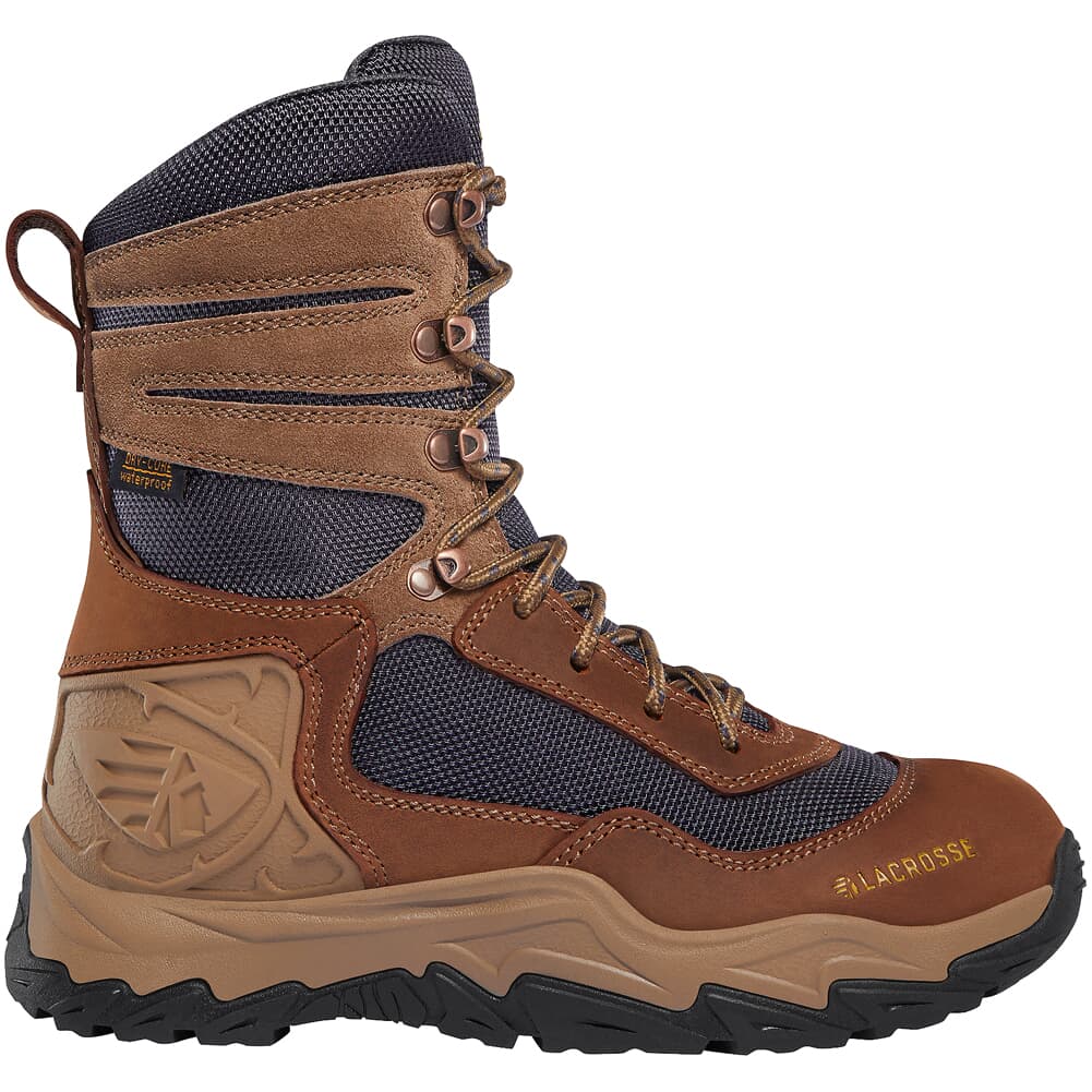Lacrosse Women's Windrose 8" Brown/Midnight Laced Boot Sz 8M 513363-08-M