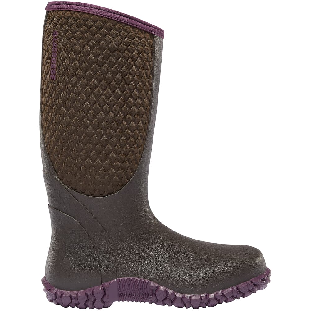 Lacrosse Women's Alpha Lite 14&quot; Choc/Plum 5mm Neoprene Boot 610032