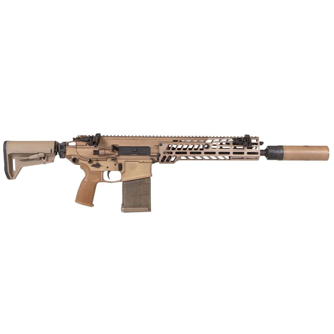 Sig Sauer MCX SPEAR SBR .277 SIG FURY/6.8X51 13" 1:7" Bbl Coyote 20rd Rifle w/ SLX68-MG-QD Suppressor RSPEAR-13B-277-SBR