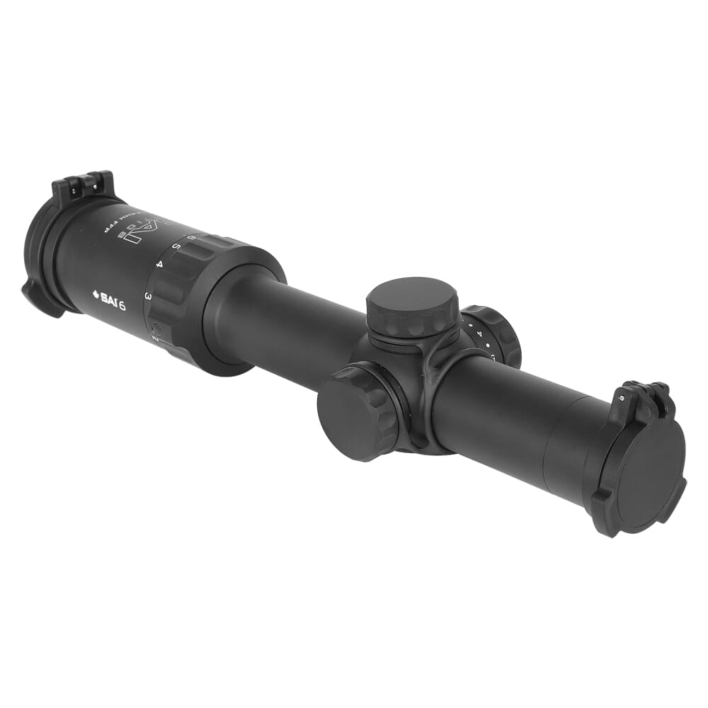 SAI Optics SAI 6 1-6x24mm .1 MRAD FFP MIL Rapid Aiming Feature Riflescope RNG16-BK22-MA1