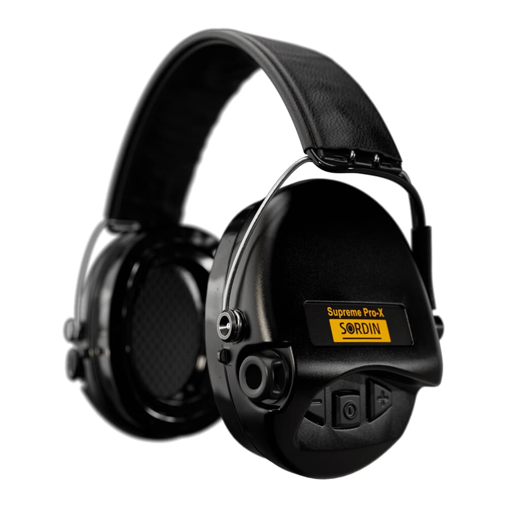 Sordin Supreme Pro-X LED Black GEL Headband 202299004
