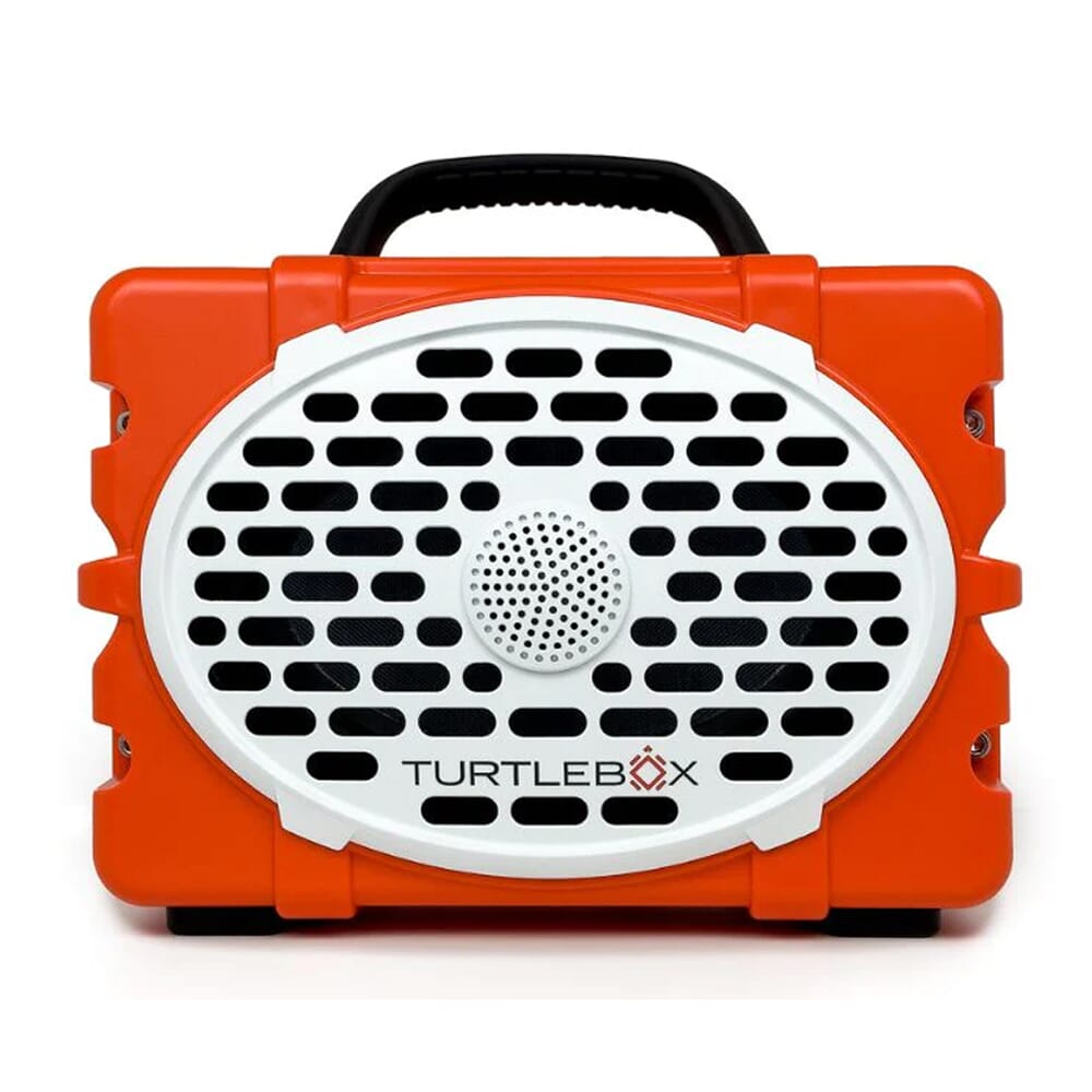 Turtlebox Gen 2 Orange/White Speaker TBG2-OW