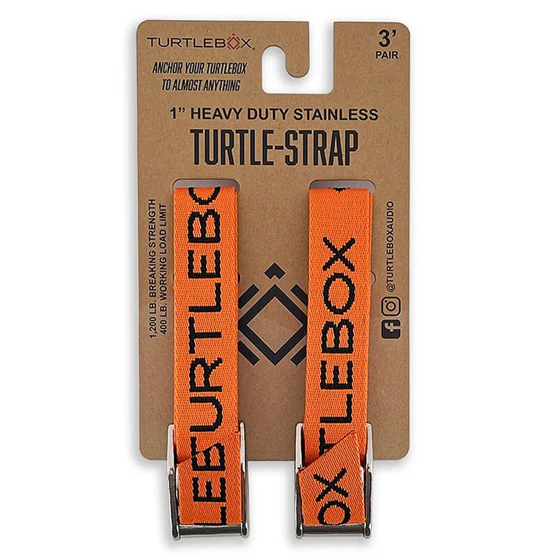 Turtlebox Tie Down Straps Blaze Orange TB-STRAP-BLAZE