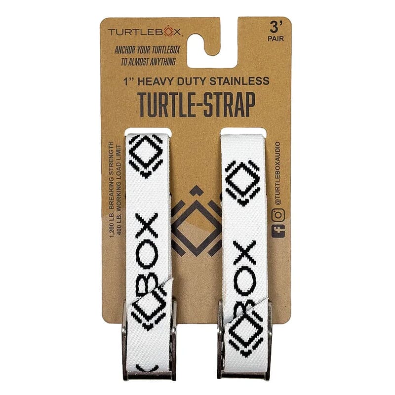 Turtlebox Tie Down Straps White TB-STRAP-WHITE