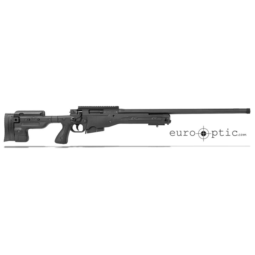 Accuracy International AT Threaded Fixed Black 6.5 Creedmoor 24&quot; Rifle Threaded 5/8&quot;-24 AT-650RFIBLQ24T2TP