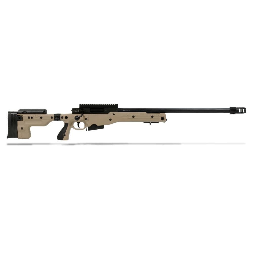 Accuracy International AT Rifle - Folding Pale Brown Stock - 308 Win 26 inch threaded bbl std brake - small firing pin