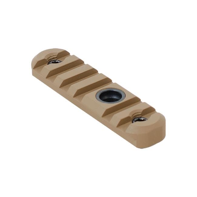 AI 80mm / 3.15" Accessory Rail with flush cup Counter Sunk Fixings PSR & 2014 Onwards Dark Earth 25852DE