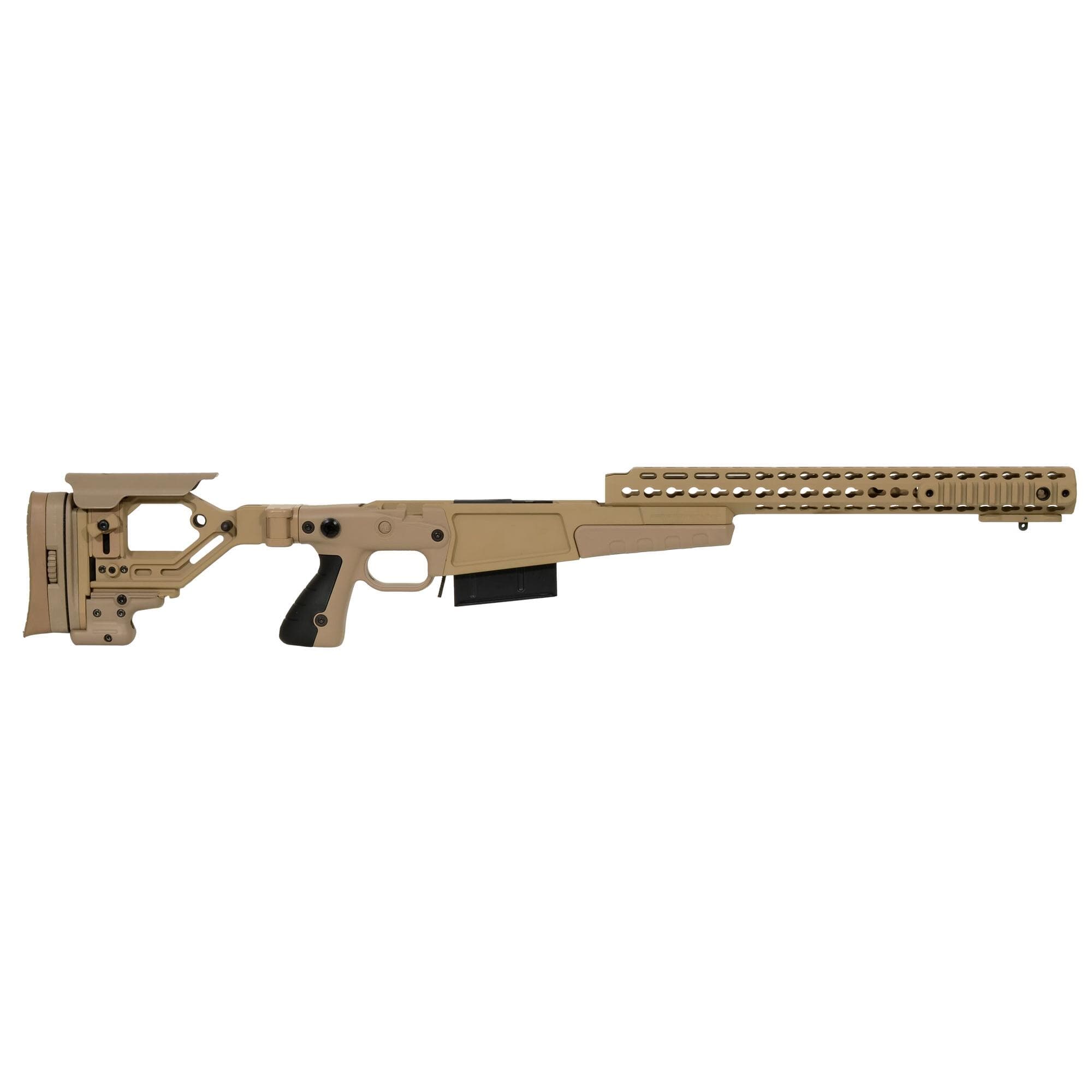 Accuracy International AX AICS Chassis REM 700 LA .300 WIN 16" forend tube PALE BROWN 26713PB 26713PB