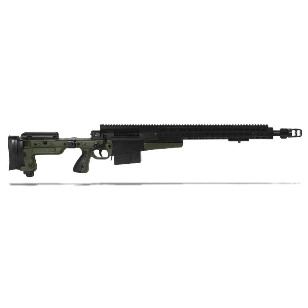 AX338 Lapua 20" Barrel, Brake, Green , Butt Spike, Quick Butt, Quick Cheek