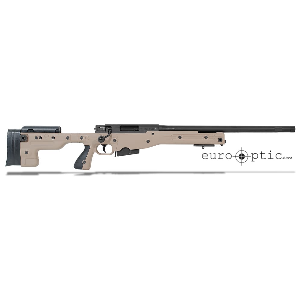 Accuracy International AT .308 20" Threaded Fixed Stock Pale Brown Rifle 27719PB20IN