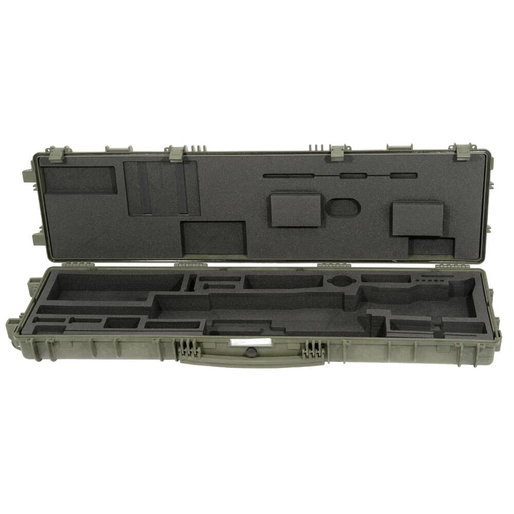 Accuracy International TRANSIT CASE (Explorer Plastic) Fitted for AW rifle GREEN 6186GR 6186GR