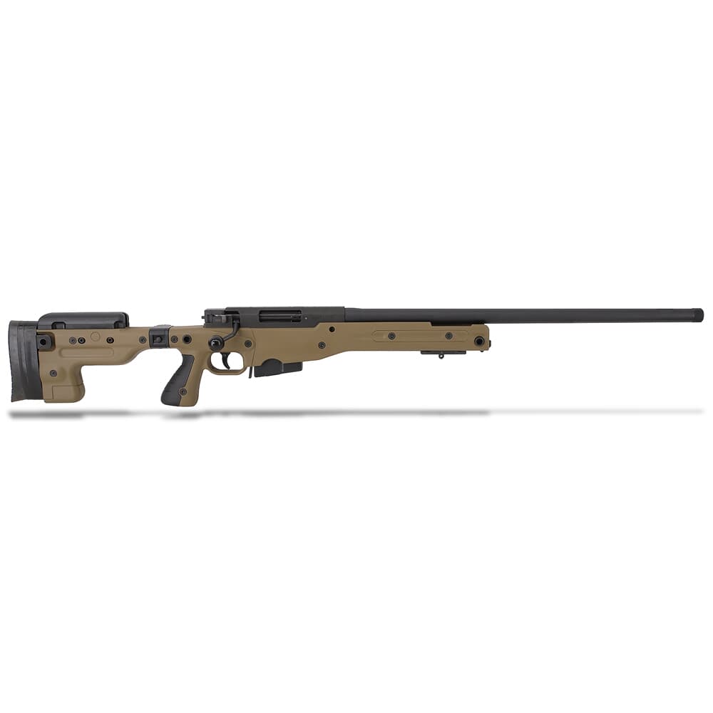 Accuracy International AT 6.5 Creedmoor 24" Threaded Folding Stock Dark Earth Like New Demo Rifle ATR6524FODE