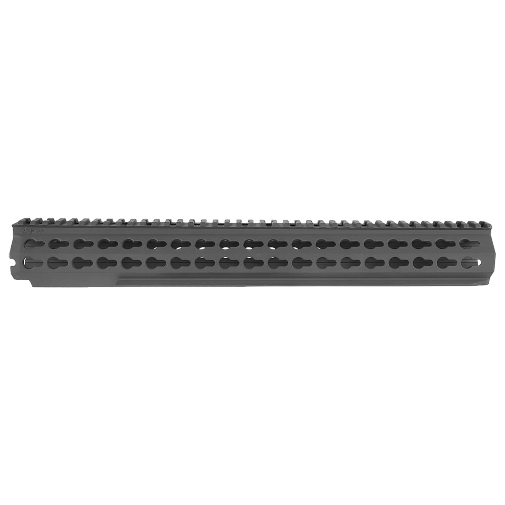 Accuracy International AXSR 16" Black Forend Tube Sub-Assembly w/Integrated RRS Rail & 20 MOA M-LOK Top Rail 100-19-001392BL