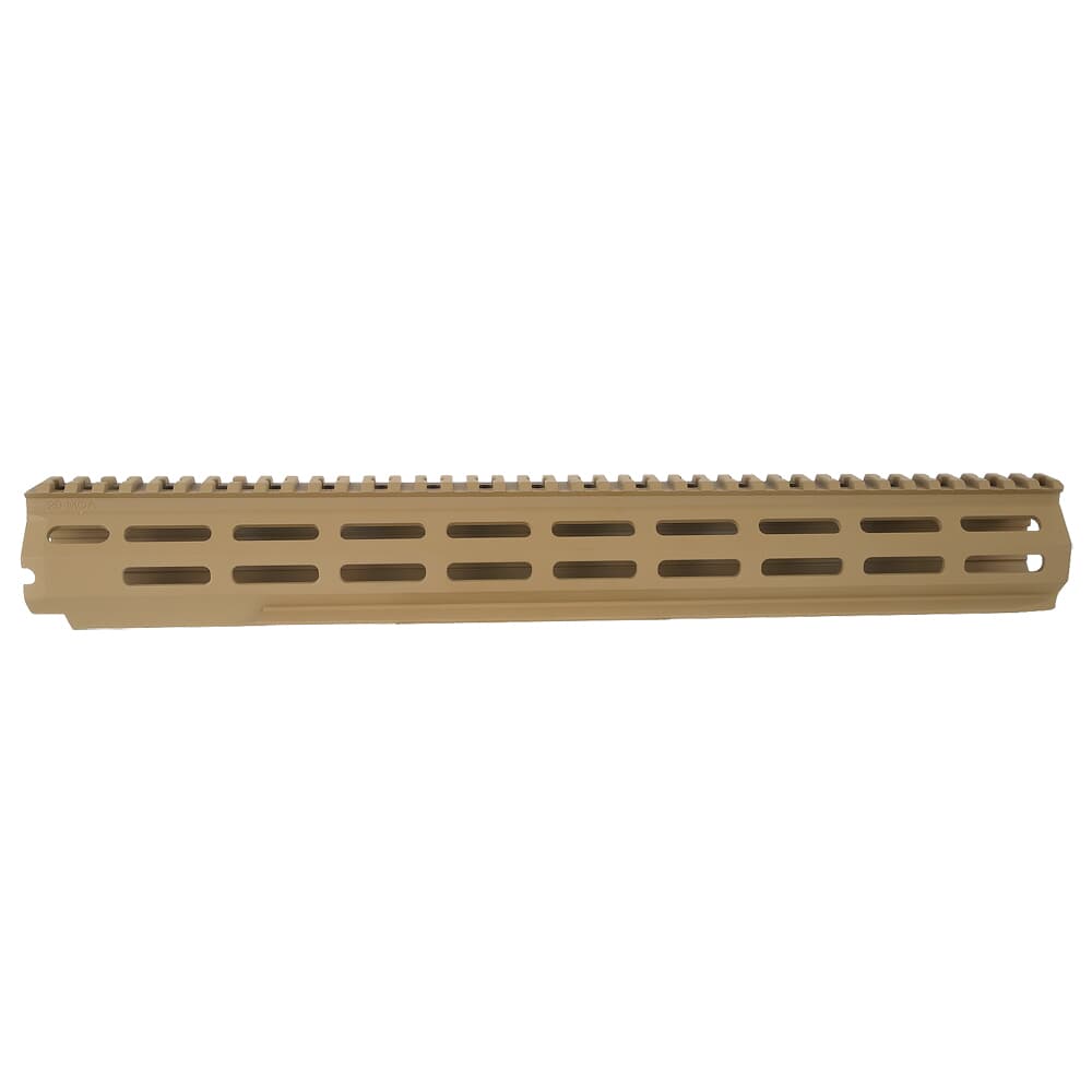 Accuracy International AXSR 16&quot; Dark Earth Forend Tube Sub-Assembly w/Integrated RRS Rail &amp; 20 MOA M-LOK Top Rail 100-19-001392DE