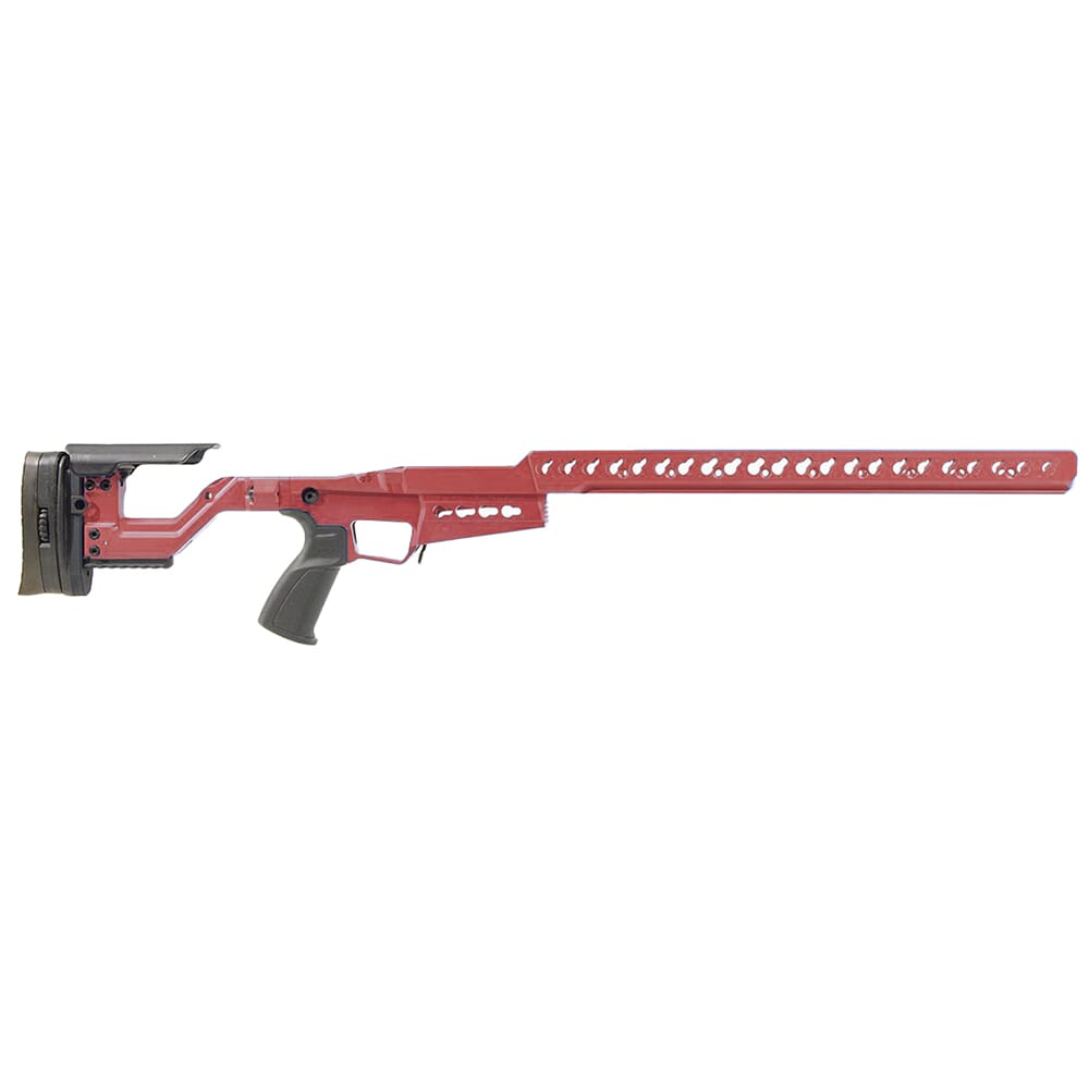 Accuracy International AT-X AICS Rem 700 Short Action/Long Upper Fire Red Chassis System 29642FI-RD2