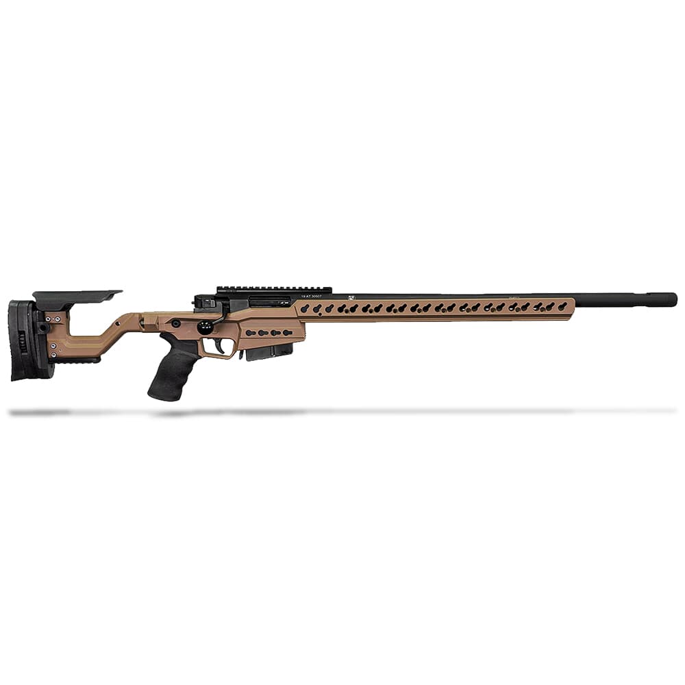 Accuracy International AT-X 6.5 Creedmoor Dark Earth 24" 5/8"-24 Threaded Fixed Stock Rifle 29824DE-FI-65C-24