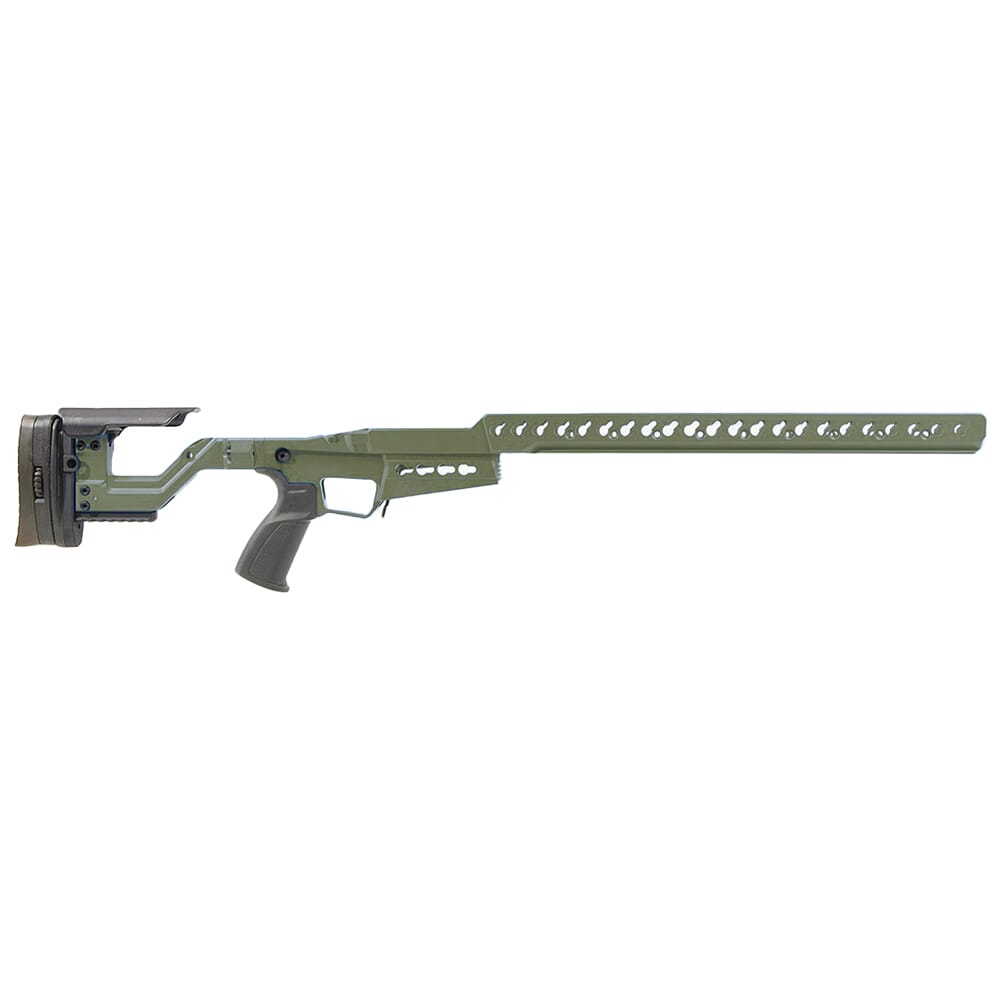Accuracy International AT-X AICS Rem 700 Short Action/Long Upper Sage Green Chassis System 29642FI-SG