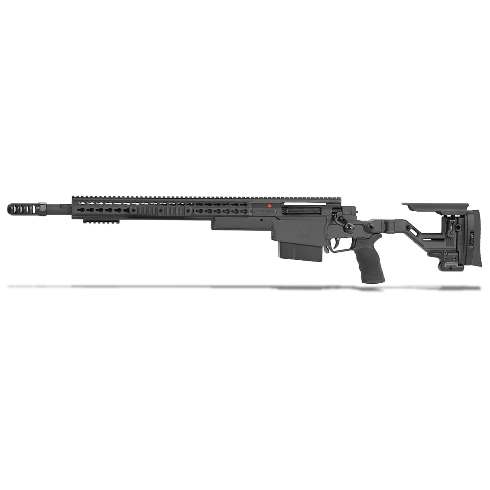 Accuracy International AXSR Folding Left Hand Rifle .300 Win Mag Black 20" 3/4"-24 w/Brake SR30W20MLHBL