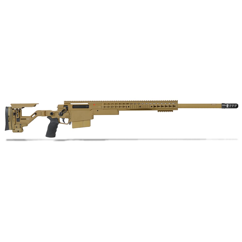 Accuracy International AXSR Folding Rifle .338 Norma Mag Dark Earth 27" 3/4"-24 w/Brake SR38N27MDE