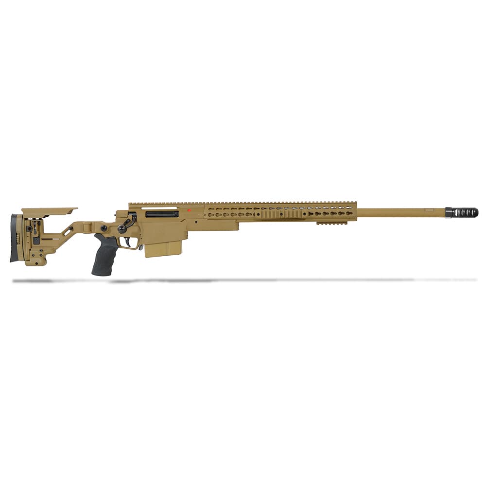 Accuracy International AXSR Folding Rifle .338 Norma Mag Dark Earth 27&quot; 3/4&quot;-24 w/Brake SR38N27MDE