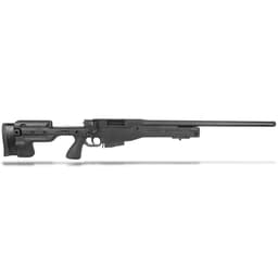 Accuracy International AT 6.5 Creedmoor 24" Threaded Folding Stock Black Rifle ATR6524FOBL