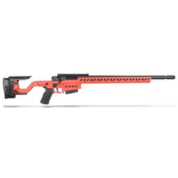 Accuracy International AT-X 6.5 Creedmoor Red 24" 5/8"-24 Threaded Fixed Stock Rifle 29824R2-FI-65C-24