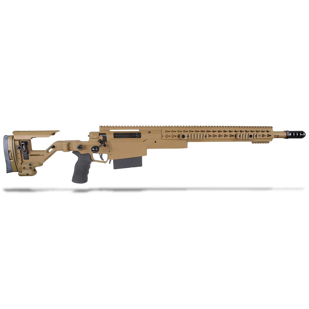 Accuracy International AXSR Folding Rifle .338 Lapua Mag Dark Earth 20" 3/4"-24 w/Brake  SR38L20MDE