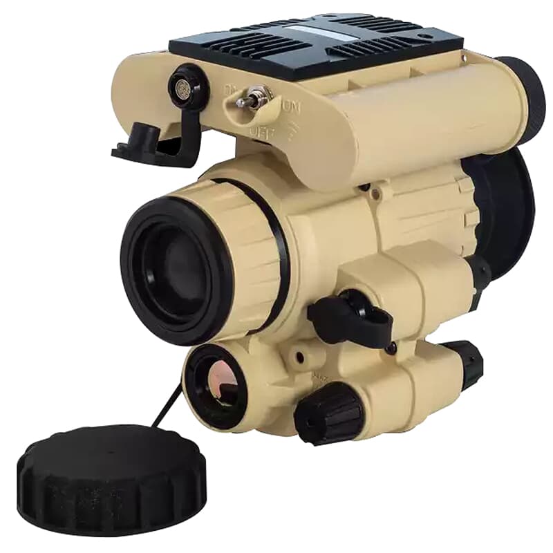 AGM F14-3APW Fusion Tac Monocular w/Thermal 640x512 50 Hz Channel Fused w/MIL-SPEC Elbit/L3 Gen 3 2200+ FOM P43-White Phosphor ITT 7152522121012F14