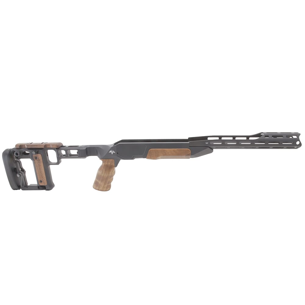 AKILA Chassis System Suitable for Blaser R8 Bolt Action Rifle w/Walnut Fittings Fixed RH w/AKILA Adj. Buttstock 102ACSR8FXRHWW