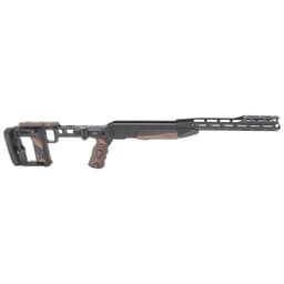 AKILA Chassis System Suitable for Blaser R8 Bolt Action Rifle w/Laminate Fittings, Folding Right RH/LH Black w/AKILA Adj. Buttstock 101ACSR8LAMFR