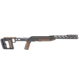 AKILA Chassis System Suitable for Blaser R8 Bolt Action Rifle w/Walnut Fittings, Folding Left RH/LH w/AKILA Adj. Buttstock 101ACSR8WWFL