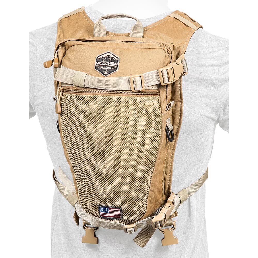 Alaska Guide Creations Stalker - Coyote Brown Hydration Pack STK-CB